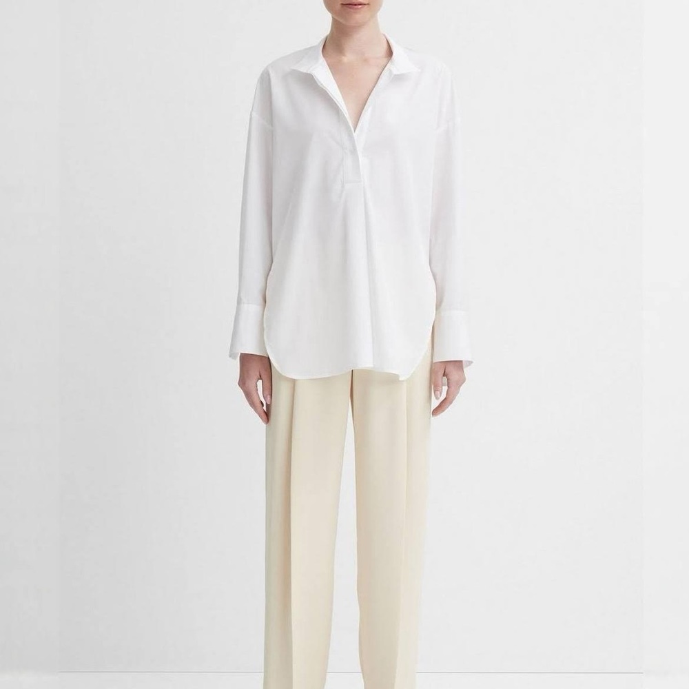 NWT Vince Wisteria Wallflower Silk Shirt